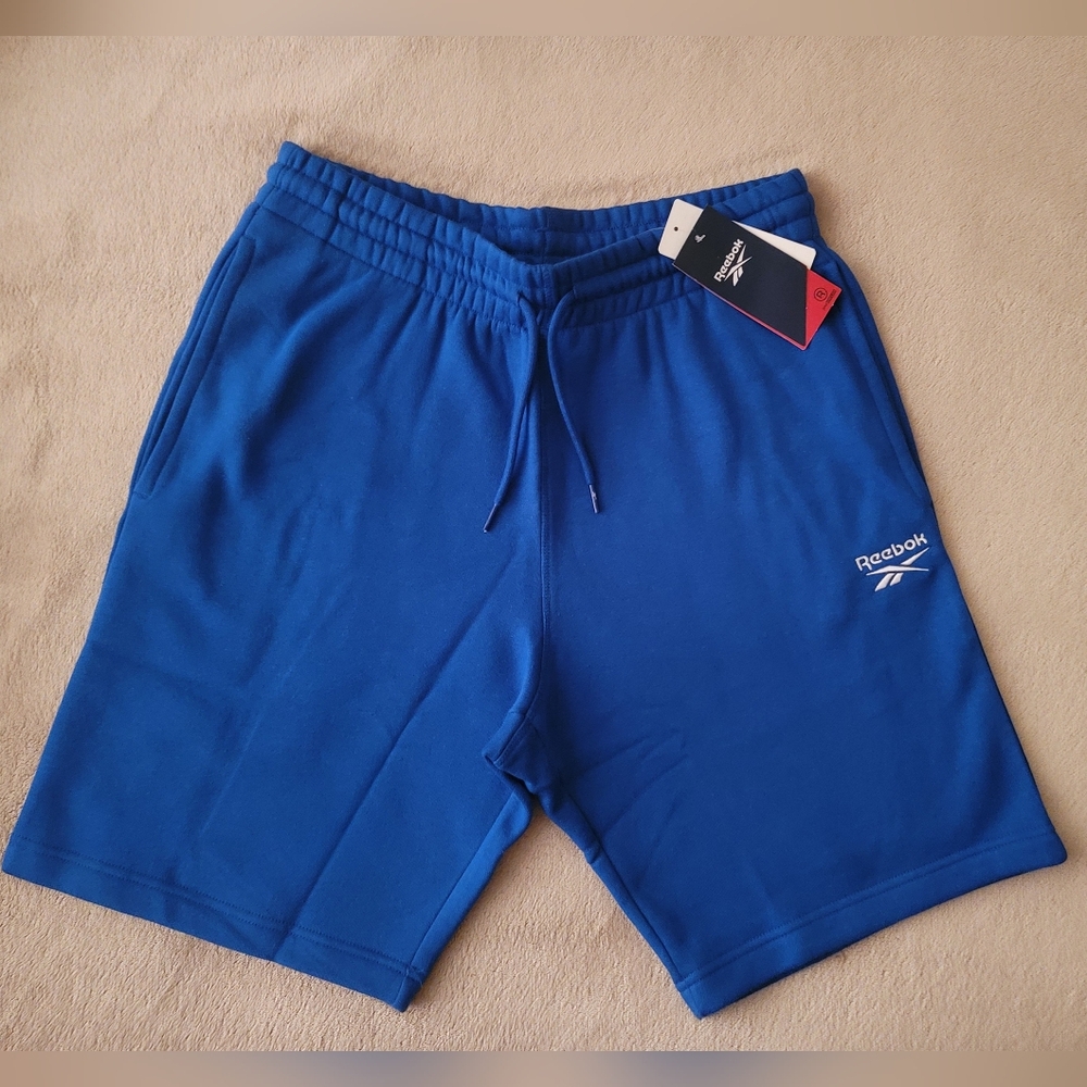 Reebok Athletic Men's Royal Blue Sweat Shorts Size M NWT